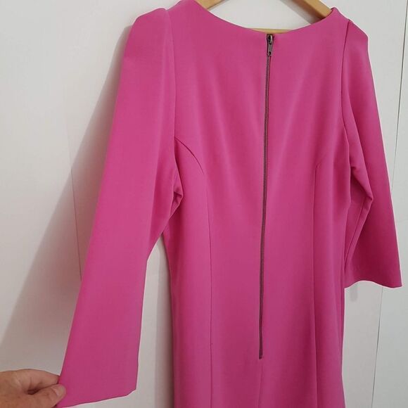 The Bay Classic Pink Dress Size Small 3/4 Sleeve * Excellent Like NEW - Picture 5 of 15